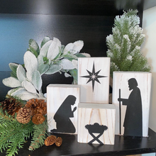 Load image into Gallery viewer, Nativity Wood Blocks
